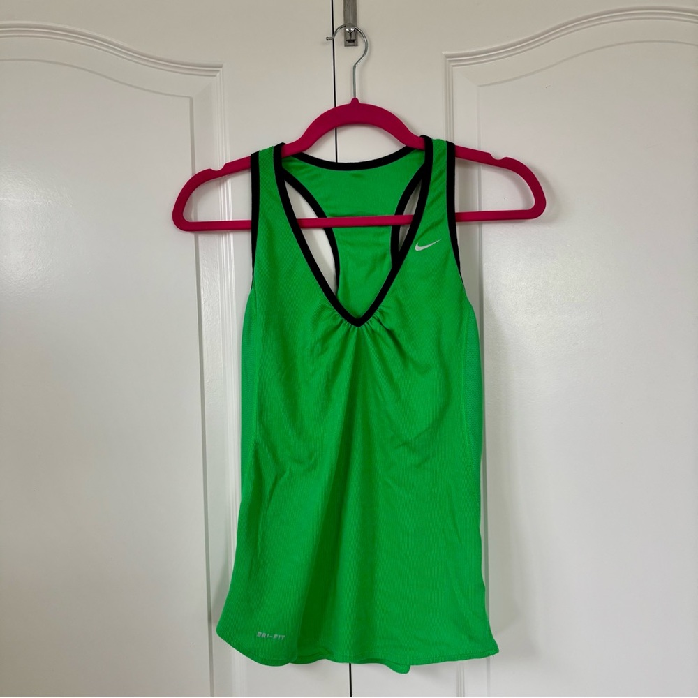Green Nike Athletic Tank Top, small
